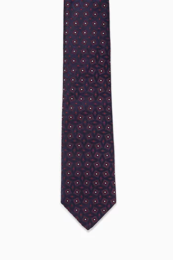 Tie in Silk Jacquard