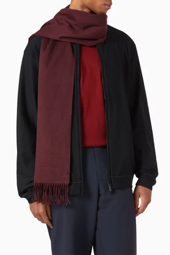 Micro Logo Scarf in Cashmere