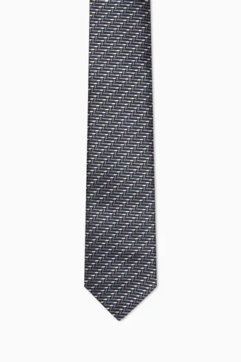 Tie in Silk Jacquard