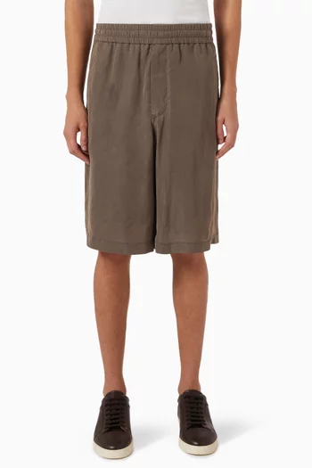 Drawstring Shorts in Lyocell