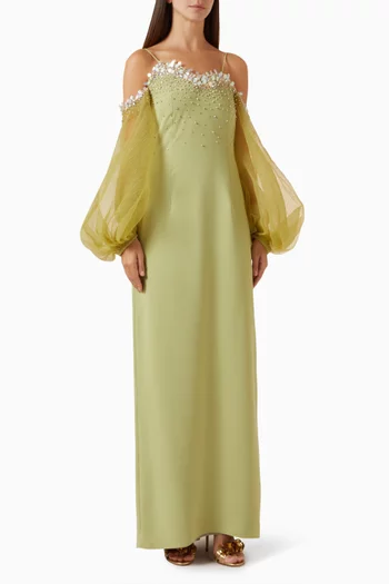 Gisela Gown in Crepe & Organza