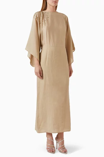 Embellished Maxi Dress in Modal Blend
