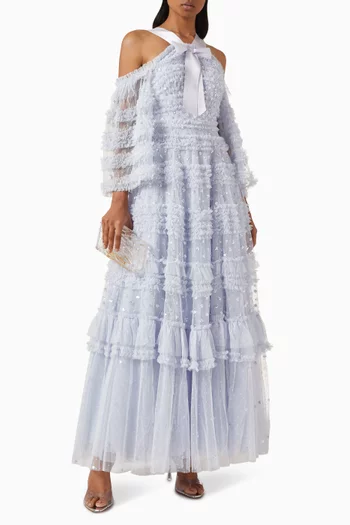 Vivian Off-shoulder Gown in Tulle