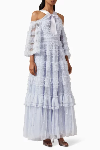 Vivian Off-shoulder Gown in Tulle