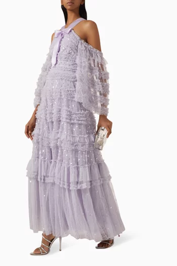 Vivian Off-shoulder Gown in Tulle