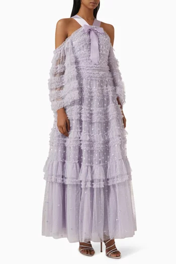 Vivian Off-shoulder Gown in Tulle