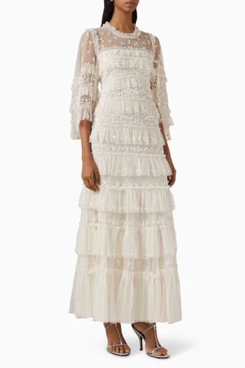 Emily Lace Gown in Tulle