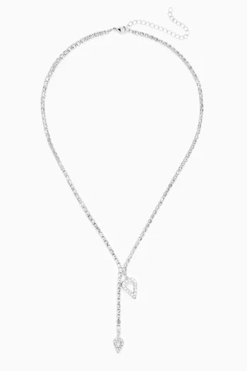 Double Flow Necklace in Sterling Silver