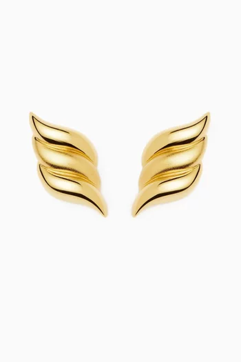 Savi Signature Stud Earrings in 18kt Recycled Gold