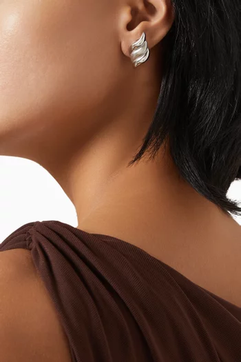 Savi Signature Stud Earrings in Sterling Silver