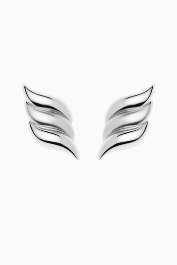 Savi Signature Stud Earrings in Sterling Silver