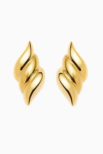 Savi Signature Stud Earrings in 18kt Recycled Gold