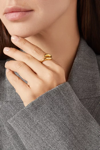 Savi Signature Open Ring in 18kt Recycled Gold Vermeil