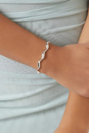 Savi Signature Chain Bracelet in Silver-plated Rhodium