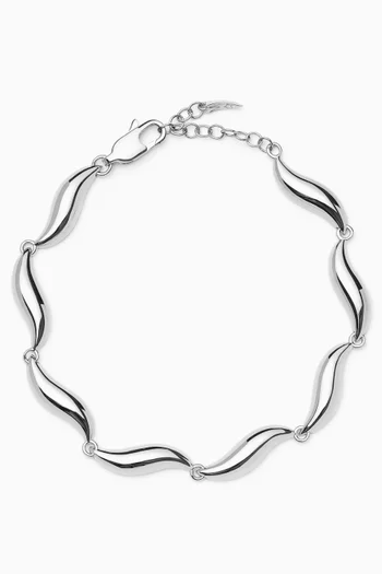 Savi Signature Chain Bracelet in Silver-plated Rhodium