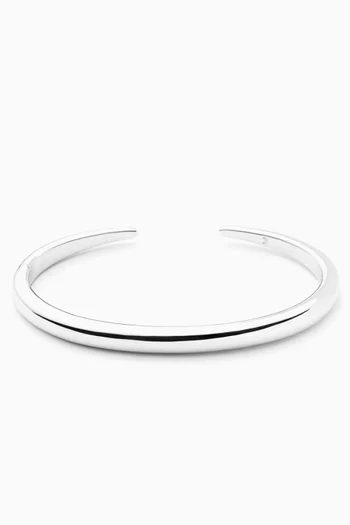 Claw Cuff in Silver-plated Brass