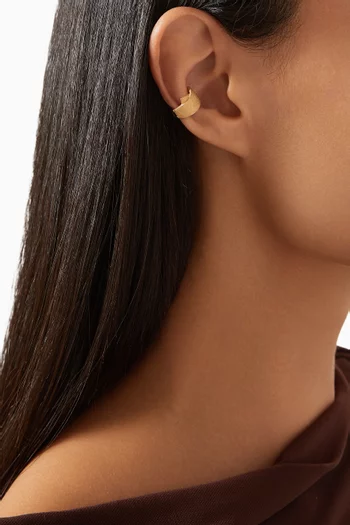 Sand Single Ear Cuff in 18kt Gold