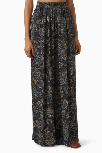 Cheryl Printed Pants in Viscose