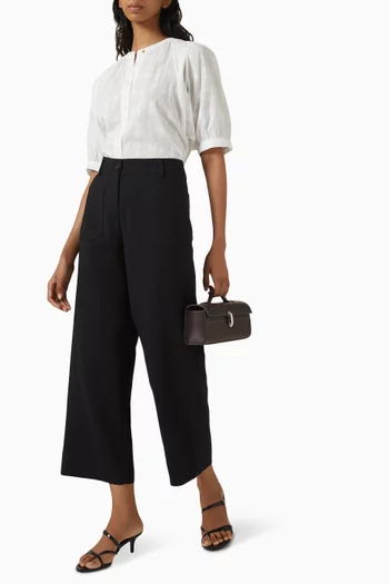 Hudkin High-waisted Jeans in Twill
