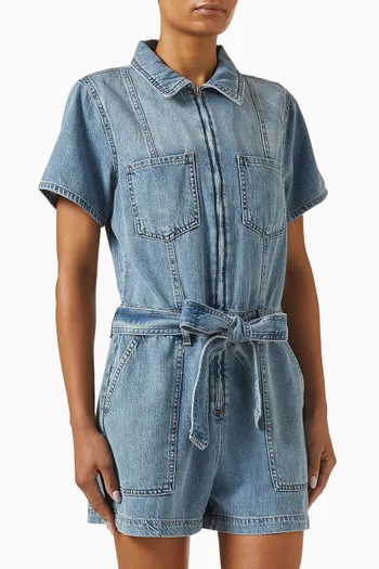 جمبسوت شورت فيت فور ساكسيس دينم وكتان لايت