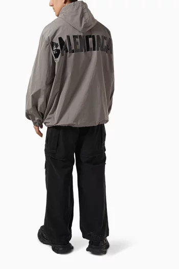 Two-tone Windbreaker Jacket in Taffeta