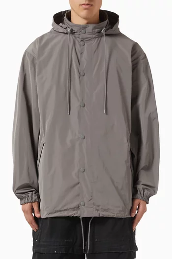 Two-tone Windbreaker Jacket in Taffeta
