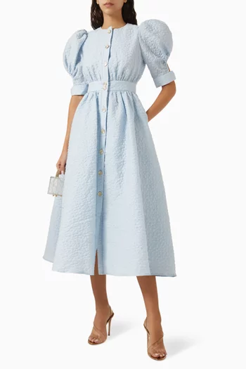 Jacquard Midi Dress