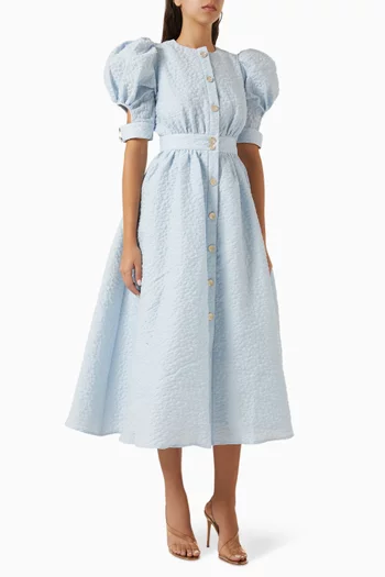 Jacquard Midi Dress