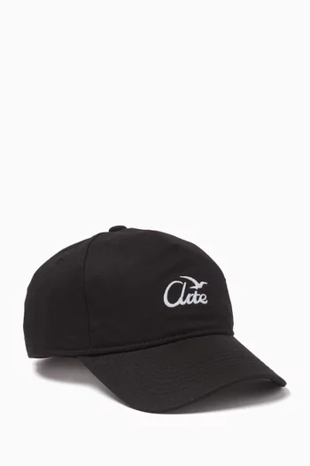 Bird Logo Cap in Cotton-canvas