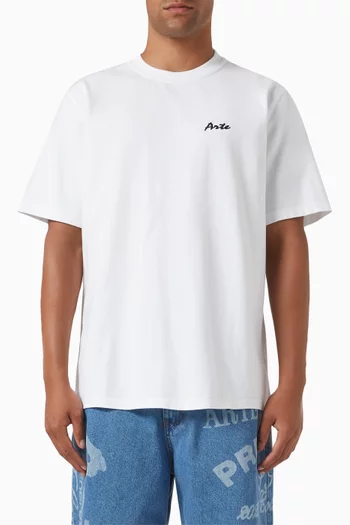 Elements Print T-shirt in Cotton