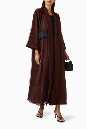 Open-front Abaya