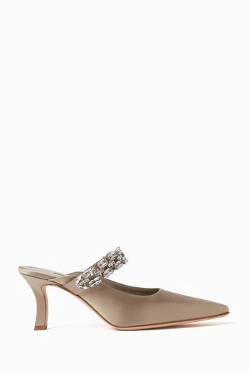 Tamolmu 70 Mules in Satin