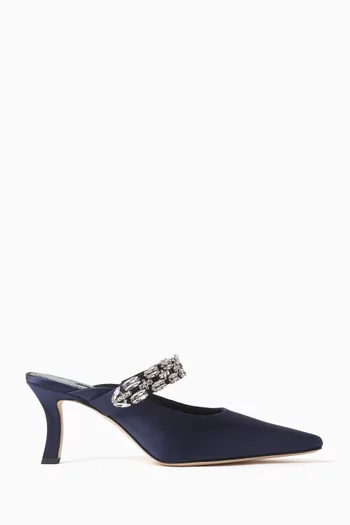 Tamolmu 70 Mules in Satin
