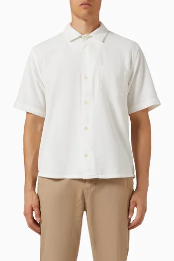Hopsack Shirt in Cotton