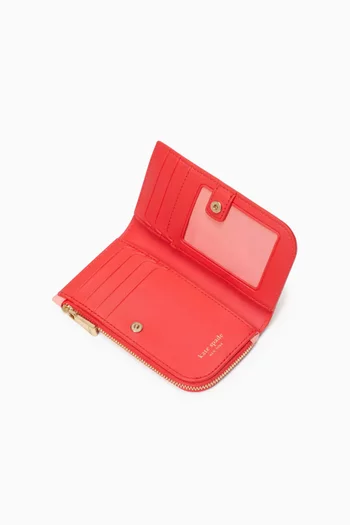 Small Devin Bifold Wallet in Leather
