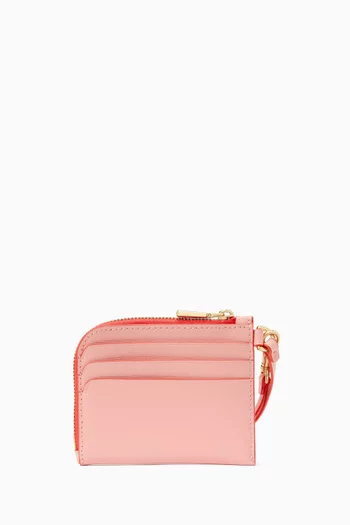 Devin Coin Card Case in Leather