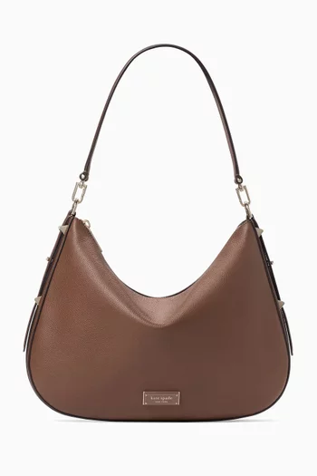 Large Liv Hobo Bag in Leather