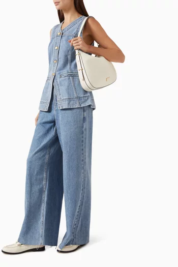 Large Liv Hobo Bag in Leather
