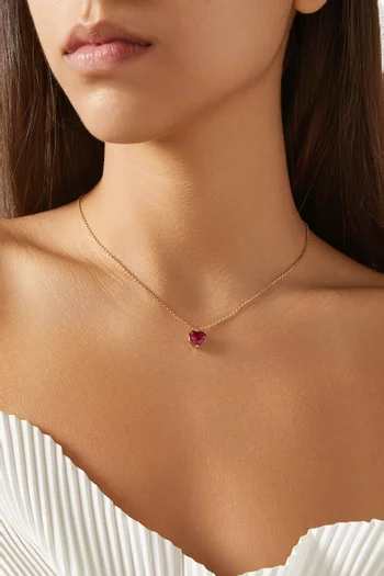 My Love Pendant Necklace in Gold-tone Brass