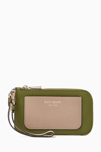Ava Coin Card Case in Leather