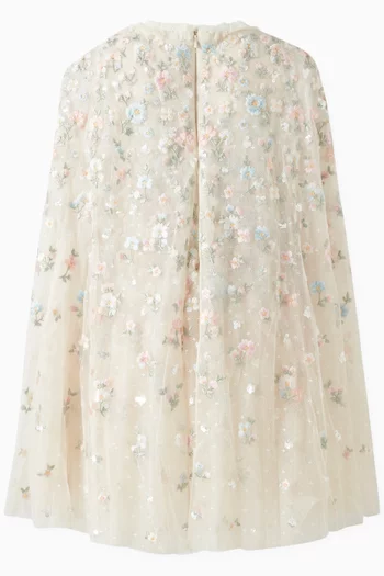 Dahlia Ditsy Cape Dress