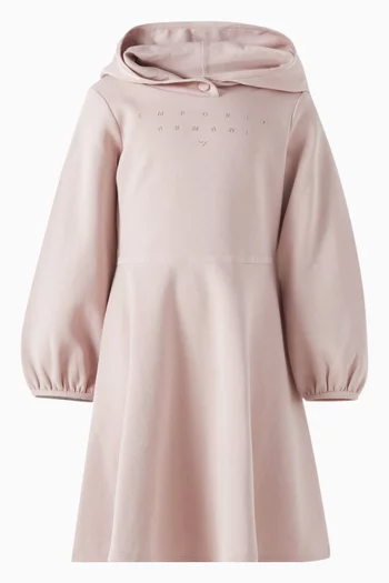 Hooded Logo Dress