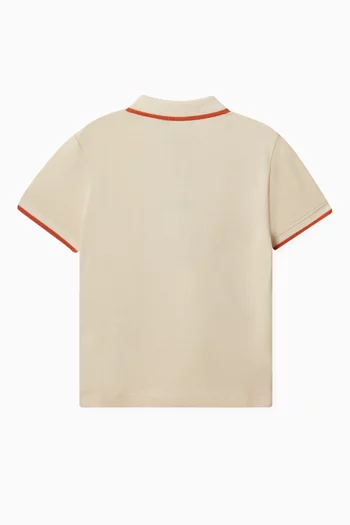 EA Logo Polo Shirt in Cotton