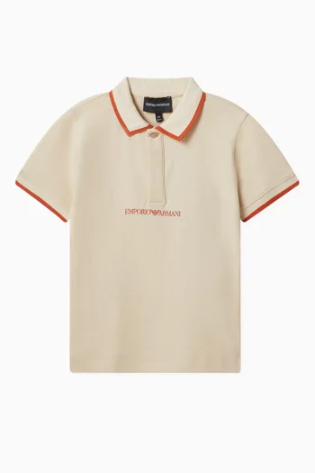 EA Logo Polo Shirt in Cotton
