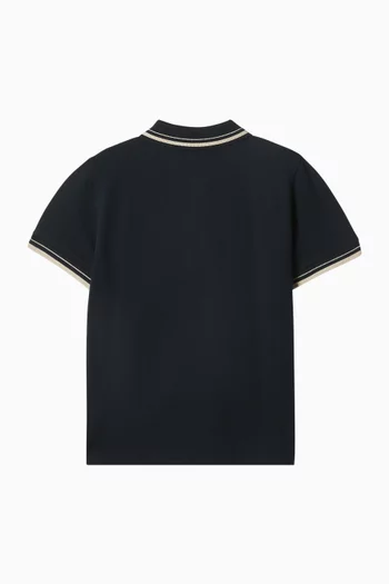 EA Logo Polo Shirt in Cotton