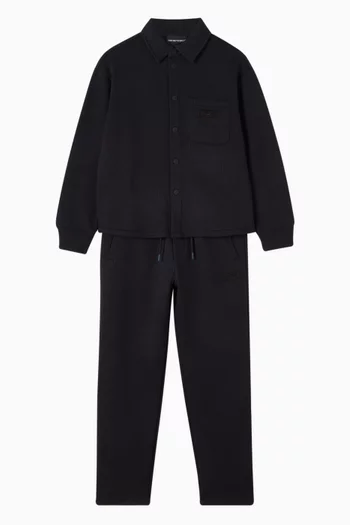 جاكيت بنمط قميص مبطن 