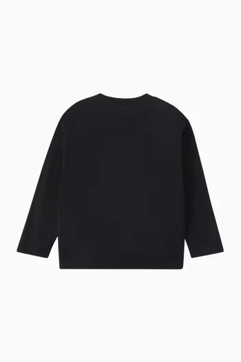 Graphic Print T-shirt in Cotton