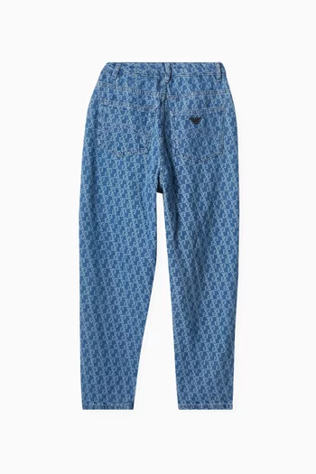 EA Logo Straight-leg Jeans