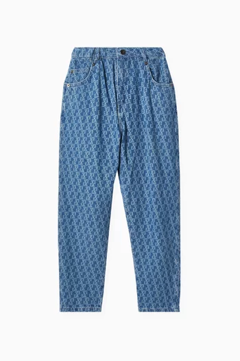 EA Logo Straight-leg Jeans