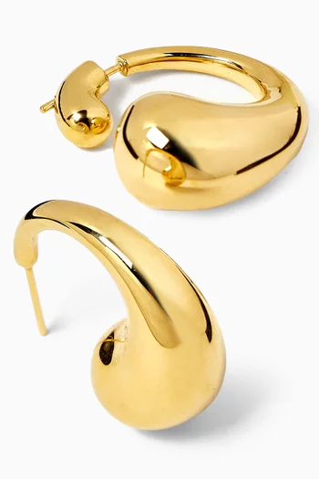 Drop Earrings in 18kt Gold-plated Sterling Silver